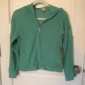 Green Zip up Fleece